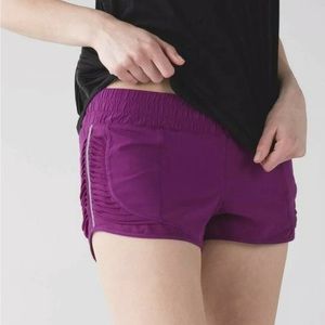 Lululemon Running Purple Magenta Shorts Size 4